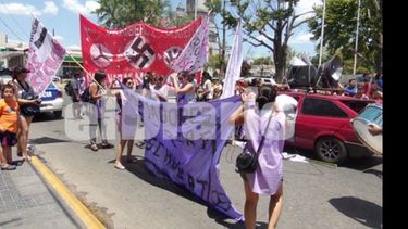 Los manifestantes fueron recibidos por el Jefe de Gabinete, Federico de Achával..