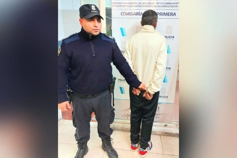 El ladrón detenido tiene 43 años y es de nacionalidad uruguaya.&nbsp;