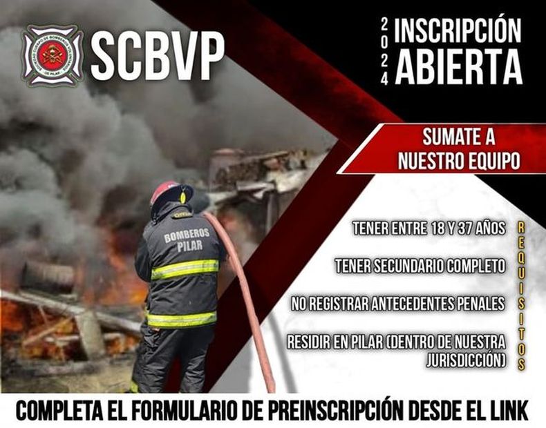 FORMÁ PARTE: Aquellos residentes de Pilar , Fátima, Manzanares y Villa Rosa están habilitados para la pre inscripción.