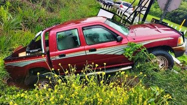 El accidente se produjo a la altura del kilómetro 175 de la Ruta 6.
