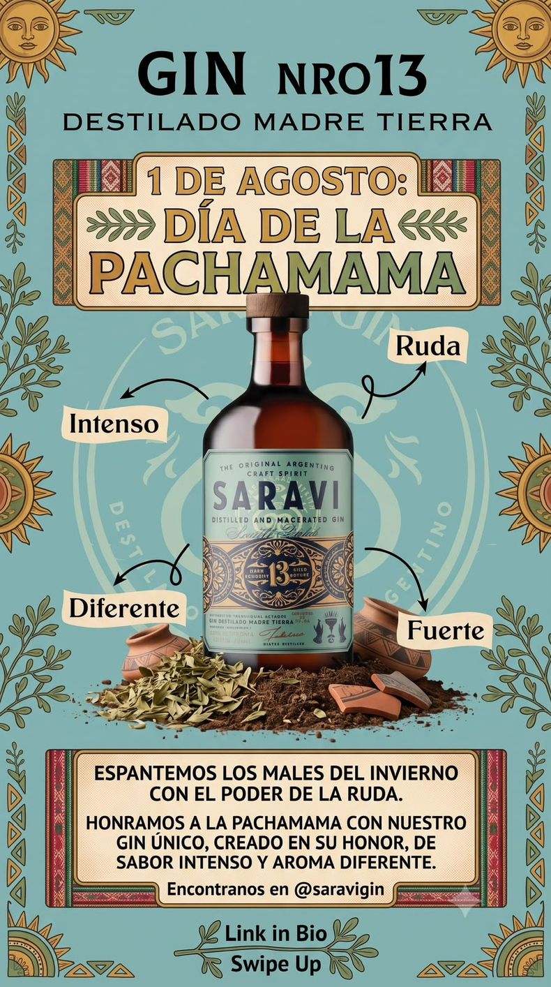 GIN CON RUDA. La creación más reciente de Saraví Gin cuesta $18.500.