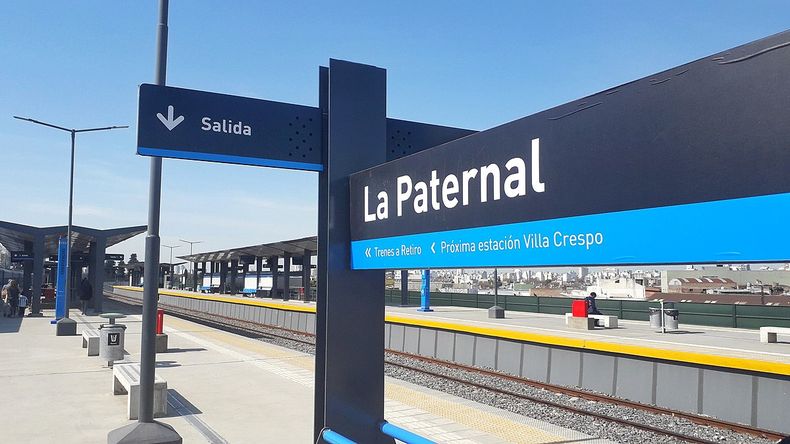 La estación La Paternal estuvo 5 años cerrada por obras.
