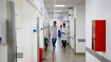 AVANCE. El primer hospital general de Derqui atiende a 5.500 pacientes al mes. &nbsp;