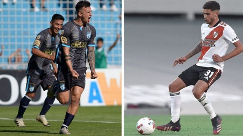 Del grito de gol de Lotti a la conducción de Simón. Fotos: Atlético Tucumán / Télam..