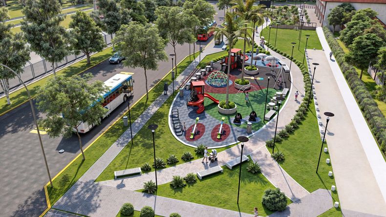 Esta semana Achaacuteval anuncioacute la construccioacuten del Paseo de Villa Rosanbsp