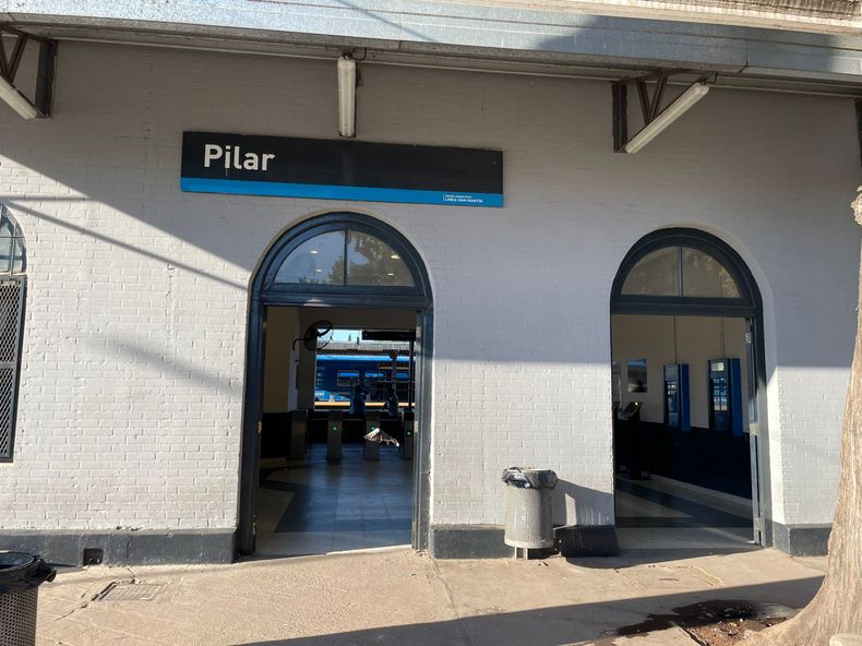 ESTACIÓN PILAR. El paro se cumple a nivel nacional.