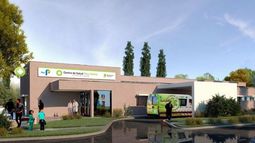 RENDER. Así quedaría el UDI que se construye detrás de la estación..