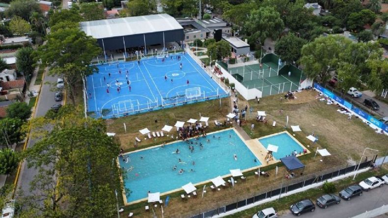 DOS MÁS. El Club Municipal de Del Viso, uno de los que ya cuenta con pileta..