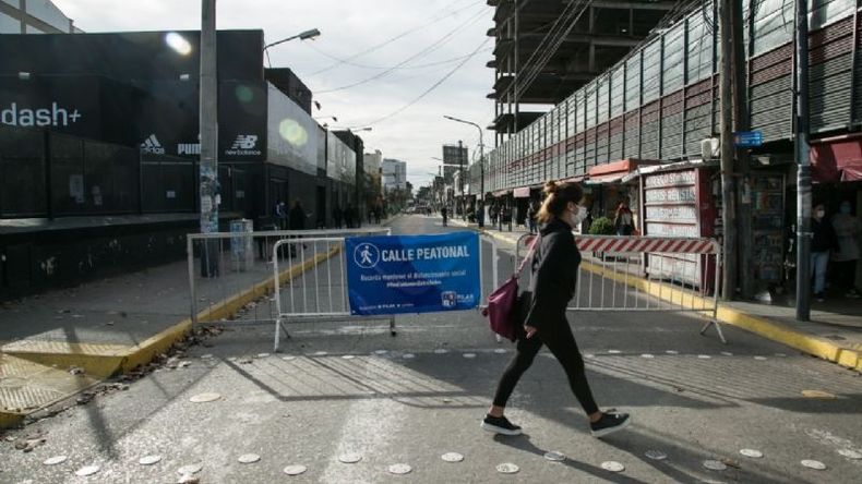Una imagen del centro, en abril de 2020..