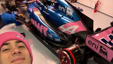 Franco Colapinto y su Alpine. Franco Colapinto y su Alpine.