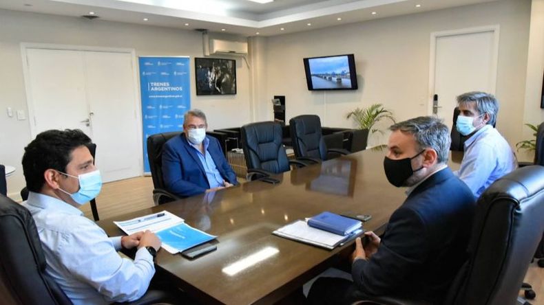 Marinucci recibió a Bordachar y D´Onofrio..