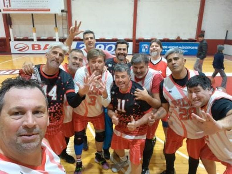 Atlético Pilar marcha con puntaje ideal en la Zona A de Master +53 de Febamba.
