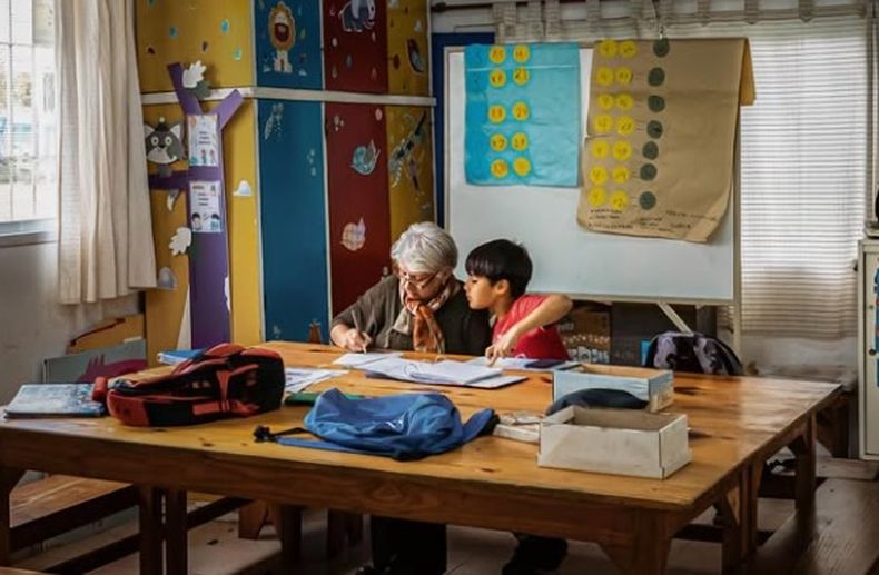 El Hogar de Día Aleluya brinda educación y alimento a casi 100 chicos.