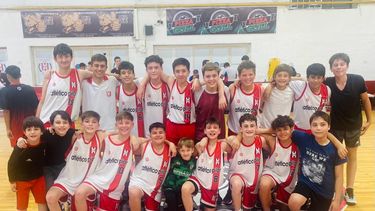 Atlético Pilar se quedó con la victoria de remontada con los Sub 13.