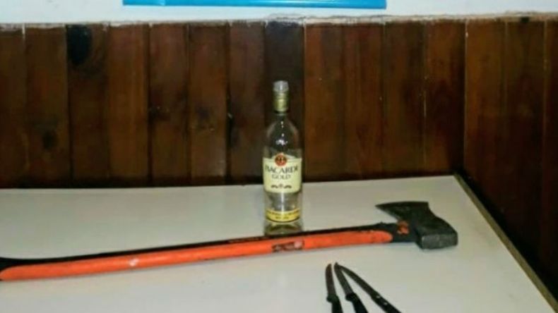 El sujeto se encontraba en estado de ebriedad al momento de la detención. .