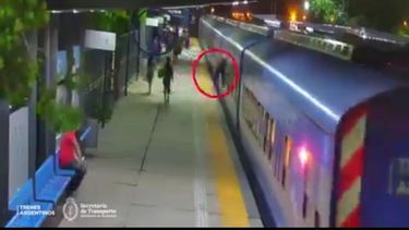 El robo canguro fue registrado en la estación Sol y Verde del tren San Martín.&nbsp;