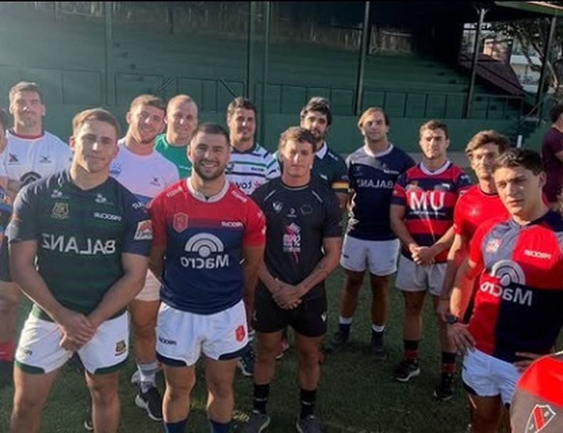 Los capitanes de Primera A, con Deportiva (centro).