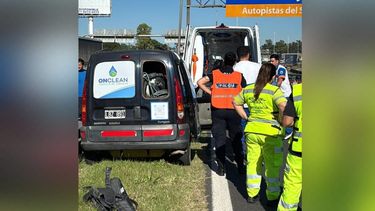 accidente en panamericana: dos conductores resultaron lesionados
