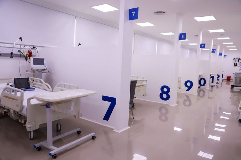 TODO LISTO. En las próximas horas, el nuevo Hospital Central comenzará a recibir pacientes. &nbsp;