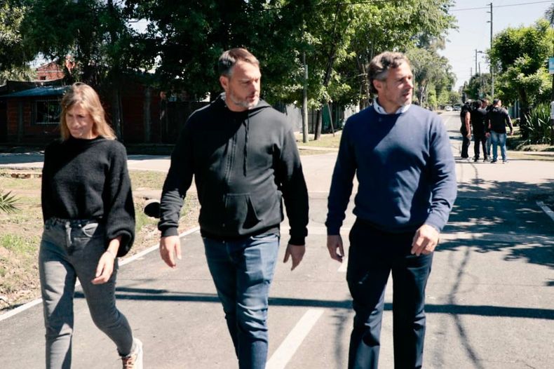 REECORRIDA. Federico Achával con Santiago Laurent, en Altos de Los Cachorros.&nbsp;&nbsp;