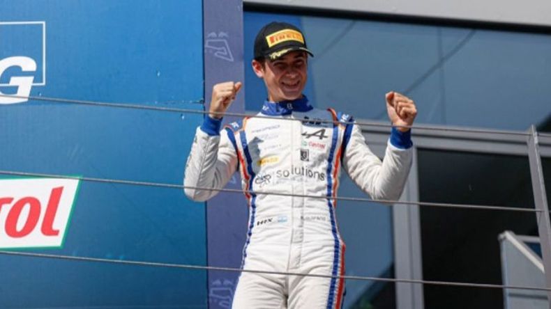 PODIO. Franco Colapinto fue la gran figura de la fecha en Austria..