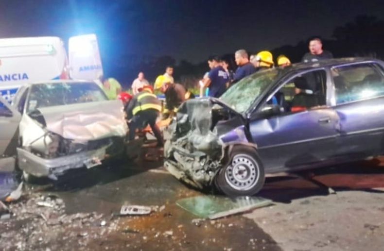 El choque ocurrió en el kilómetro 8 de la Ruta 25.