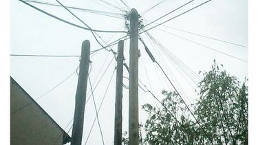 CONTAMINACIÓN. Los vecinos de Del Viso no quieren más tendido aéreo..