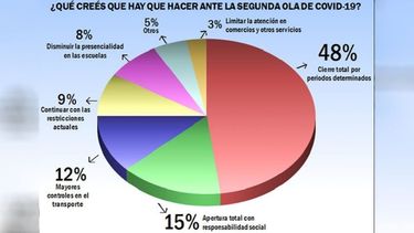 ¿Qué creés que hay que hacer ante la segunda ola de Covid-19?.Fuente: www.pilaradiario.com / Total de votos: 672 hasta anoche / se puede seguir votando....