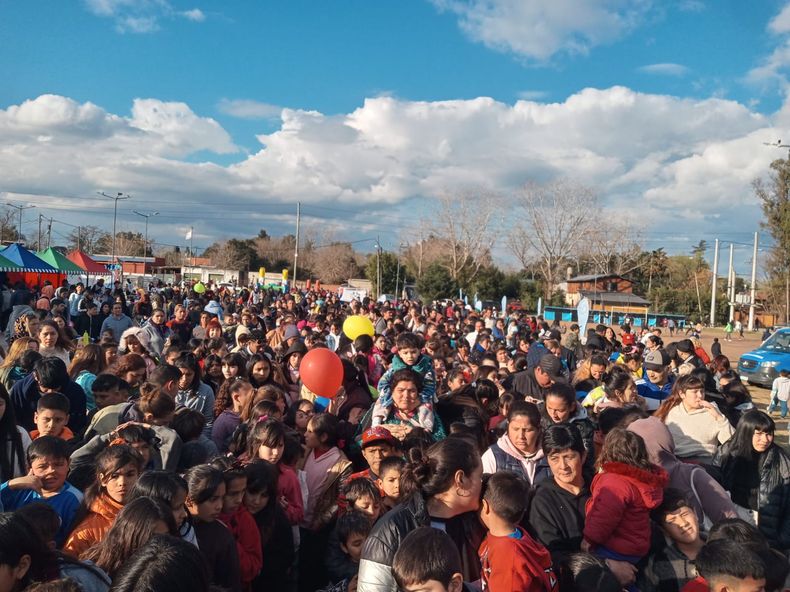 DÍA DE LAS INFANCIAS. Más de 1.000 chicos con sus familias se sumaron al festejo.&nbsp;