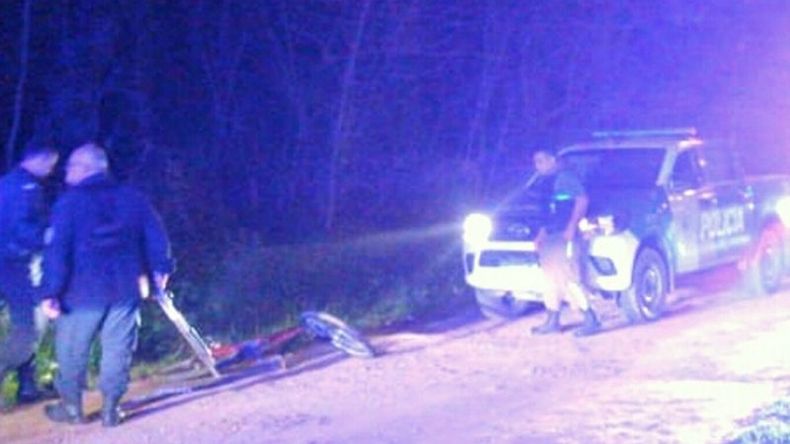 EN BICI. Los delincuentes fueron aprehendidos en plena huida..