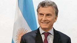 PADRINO. Macri envió a su edecán a la ceremonia en Villa Rosa..
