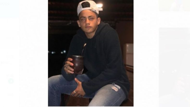 Francisco Machín tiene 18 años y está internado en grave estado en Merlo. .