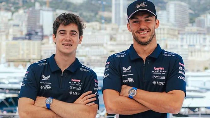 ALPINE, DESDE EL FONDO. Franco Colapinto y su compañero Pierre Gasly, largarán desde pit lane.&nbsp;