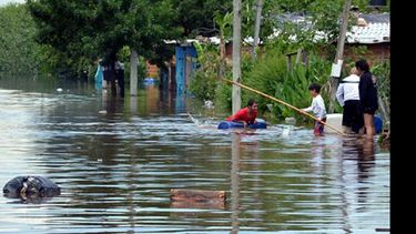 PARA EVITAR INUNDACIONES. Las obras buscan acabar con los desbordes..