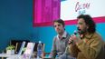 Habla Fabián Domínguez. Junto a él, Pablo Lescano. Habla Fabián Domínguez. Junto a él, Pablo Lescano.