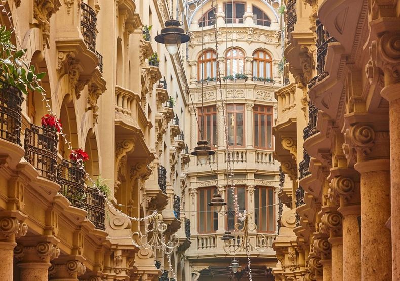 Pasaje de Lodares, en Albacete, es una joya modernista bajo cristal. (Meteored).
