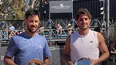 CAMPEONES. Mariano Kestelboim y Santi Taverna, ganadores en BA.