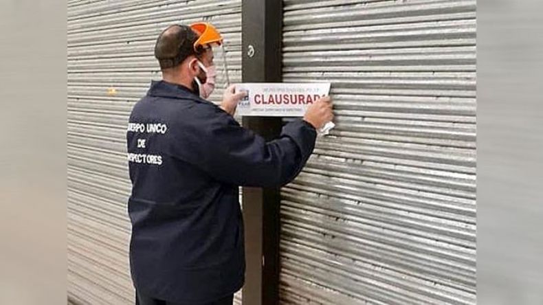 CLAUSURA. Por el momento, no se determinó cuándo podrá reabrir el local..