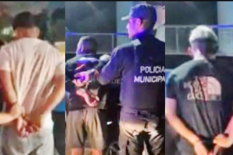 Los delincuentes fueron arrestados cuando intentaban darse a la fuga, uno de ellos es menor de edad.