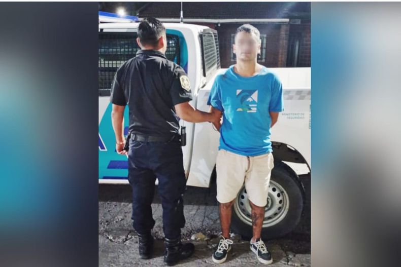 DETENIDO. Tiene 28 años y quedó imputado por agredir a un policía.