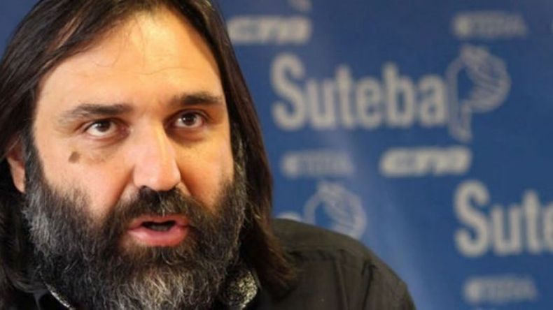 DURO. Roberto Baradel, de Suteba..