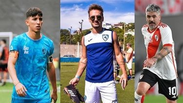 FIGURAS. Nahusenger (influencer), Yeyo de Gregorio (actor) y el exfutbolista Burrito Ortega serán los protagonistas.