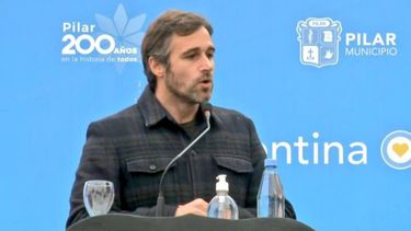 ACTO. En la inauguración, Achával apeló a la conciencia de los vecinos..