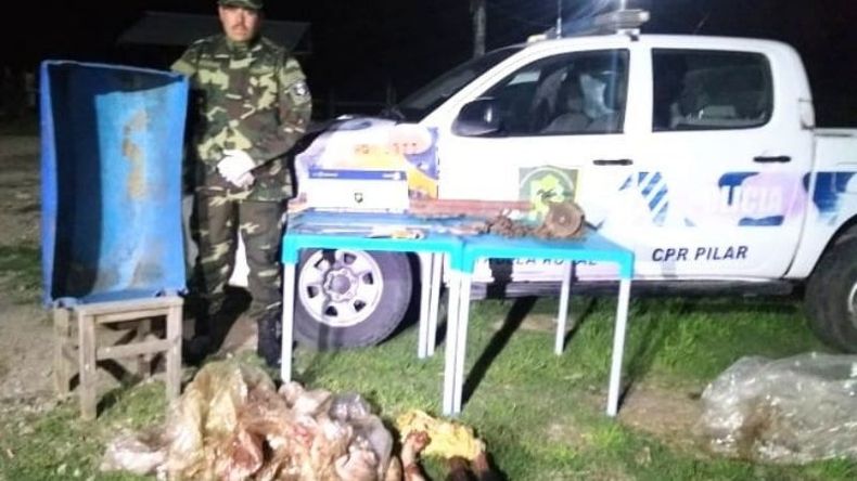 La carnicería donde se halló el animal faenado está ubicada en Moreno. .