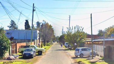 La cuadra del barrio Pinazo en la que sucedió la tragedia. La cuadra del barrio Pinazo en la que sucedió la tragedia.