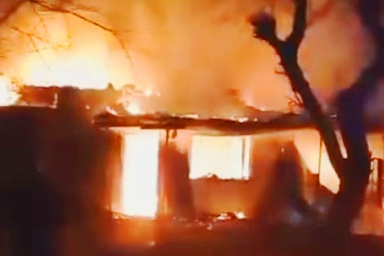 La vivienda fue devorada por el fuego y la familia necesita todo tipo de donaciones.&nbsp;