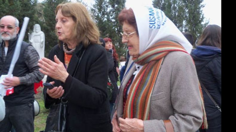 Aurora Morea participó ayer del acto en la localidad de Fátima..