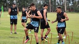 FÍSICO. Franco Camargo ya entrena en el plantel del Lobo.