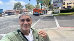 Yamil Peralta en las calles de Los Ángeles. Yamil Peralta en las calles de Los Ángeles.
