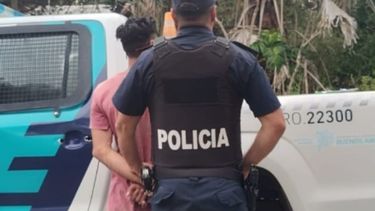 DETENIDO. El aprehendido tiene 28 años y vive en el barrio Villa Verde de Pilar.
